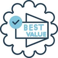 Best Value Vector Icon