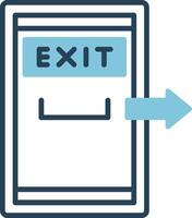 Exit Door Vector Icon