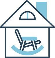 Retirement Home Vector Icon