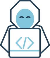 icono de vector de hacker