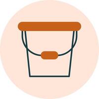 Water Bucket Vector Icon