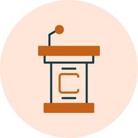 Lectern Vector Icon