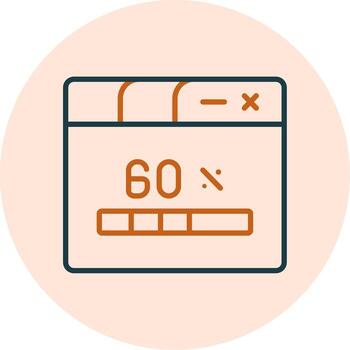 icono de vector de carga