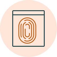 Fingerprint Vector Icon