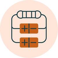Resistor Vector Icon