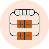 Resistor Vector Icon