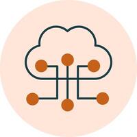 Cloud Configuration Vector Icon