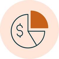 Pie Chart Vector Icon