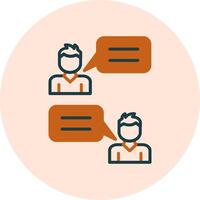 Conversation Vector Icon