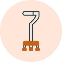 Walking Stick Vector Icon