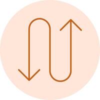 Zigzag Vector Icon