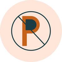 Parking Sign Vector Icon