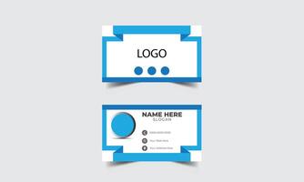 modern business card design template vector