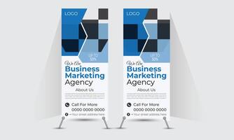 Modern Rollup banner Design template vector