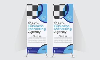 Modern Rollup banner Design template vector