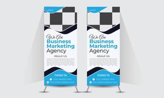 Modern Rollup banner Design template vector