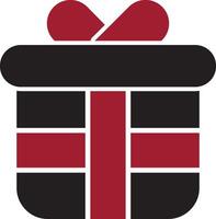 icono de vector de caja de regalo