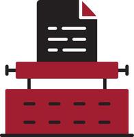 Typewriter Vector Icon