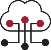 Cloud Configuration Vector Icon