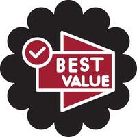 Best Value Vector Icon