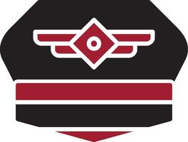 Pilot Hat Vector Icon