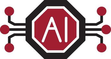 Artificial Intelligence Vector Icon