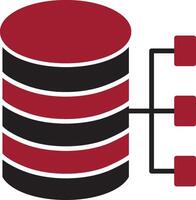 icono de vector de base de datos