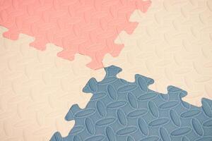 Concept for teamwork or problem solving. Multicolor jigsaw puzzle. After some edits. photo