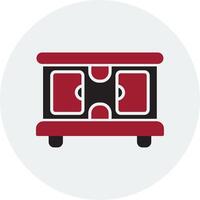 Tv Stand Vector Icon