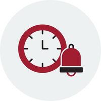 icono de vector de reloj