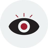 icono de vector de ojo