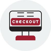 Checkout Vector Icon