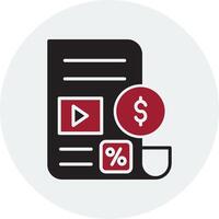 Paid Articles Vector Icon