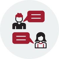 Conversation Vector Icon