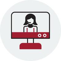 Online Support Vector Icon