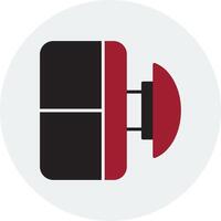 Emergency Button Vector Icon