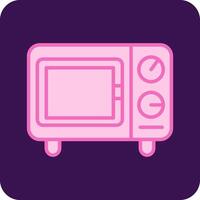 Microwave Oven Vector Icon