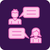 Conversation Vector Icon