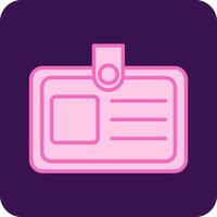 Identification Card Vector Icon
