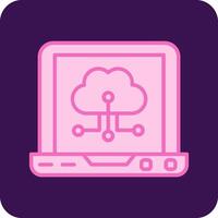 Cloud Computing Vector Icon