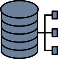 icono de vector de base de datos