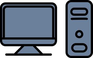 Computer Vector Icon