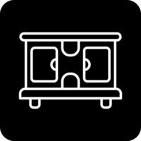 Tv Stand Vector Icon