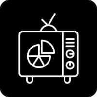 icono de vector de tv