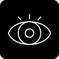 icono de vector de ojo