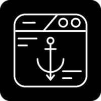 Anchor Text Vector Icon