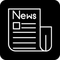 News Paper Vector Icon