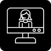 Online Support Vector Icon