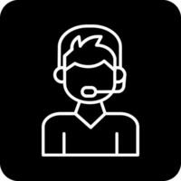 Call Center Agent Vector Icon