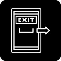 Exit Door Vector Icon